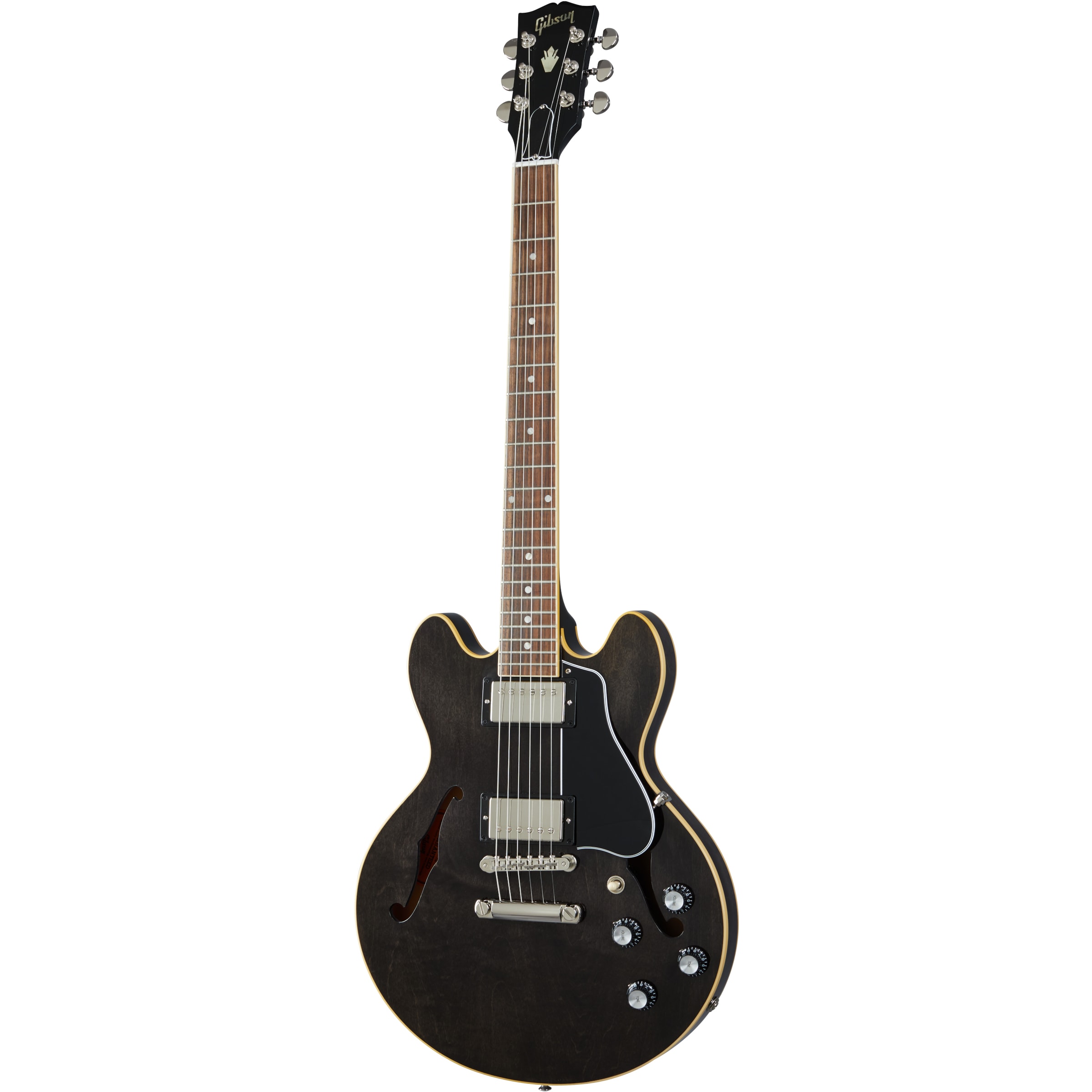 Gibson Modern Collection ES-339 Trans Ebony semi-akoestische gitaar met koffer