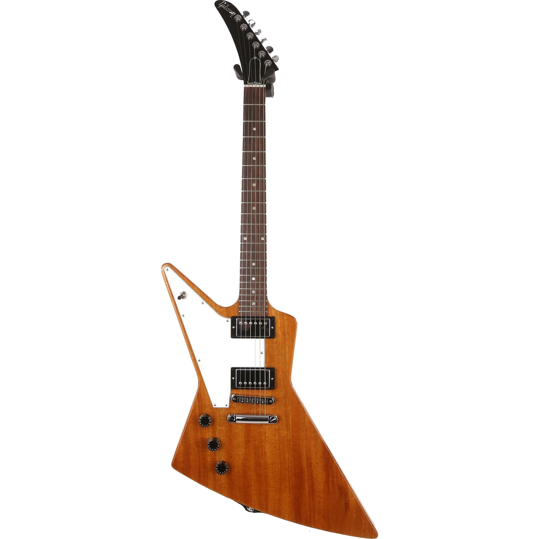 Gibson Original Designer Explorer LH Antique Natural linkshandige elektrische gitaar met koffer