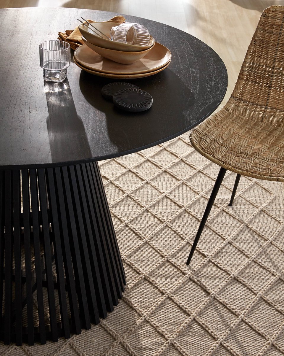 Kave Home Jeanette Eettafel Ø 120 cm - Zwart