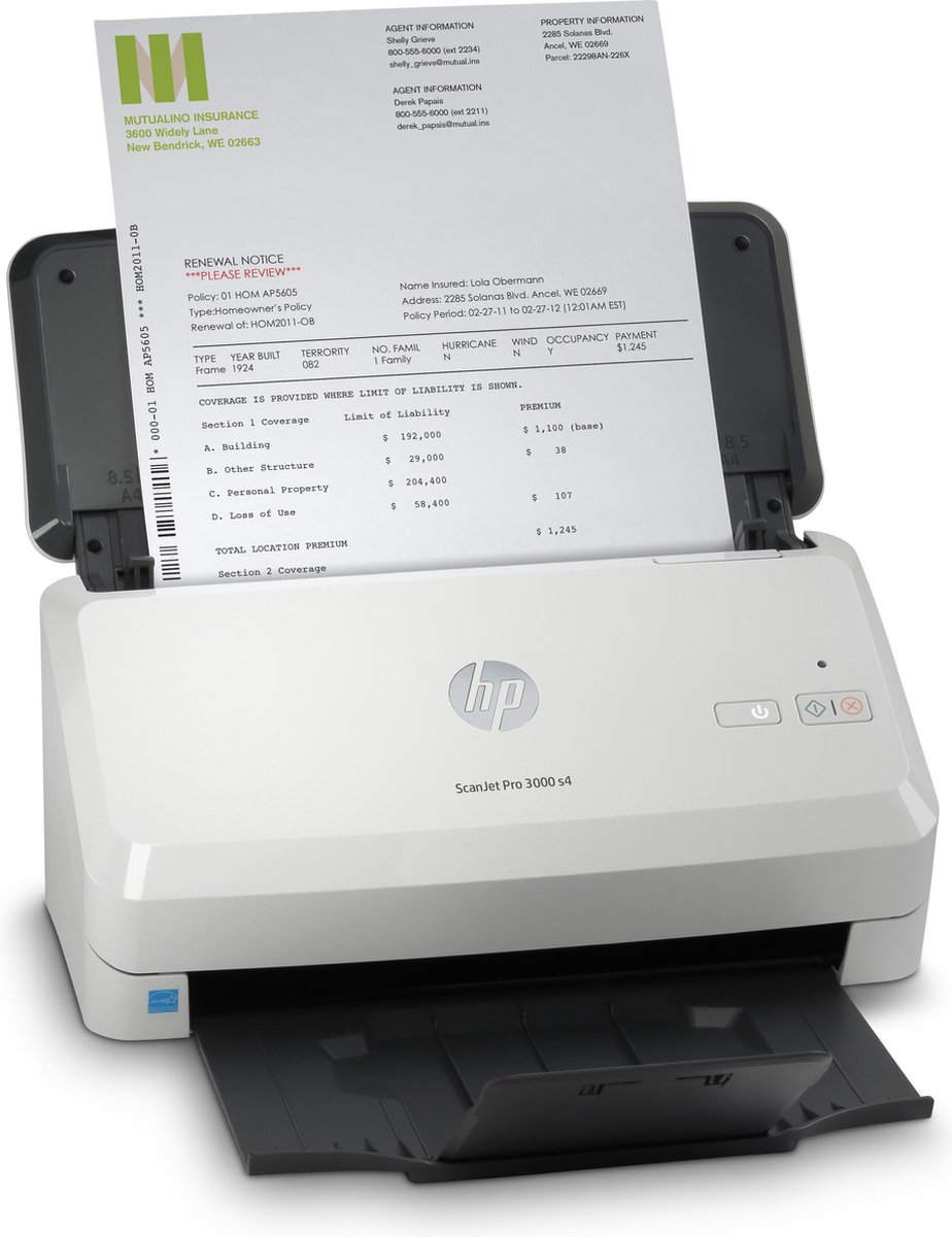 HP ScanJet Pro 3000 s4 scanner met automatische invoer