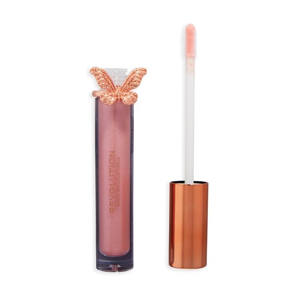 Makeup Revolution Forever Butterfly Lip Gloss Evolve Nude