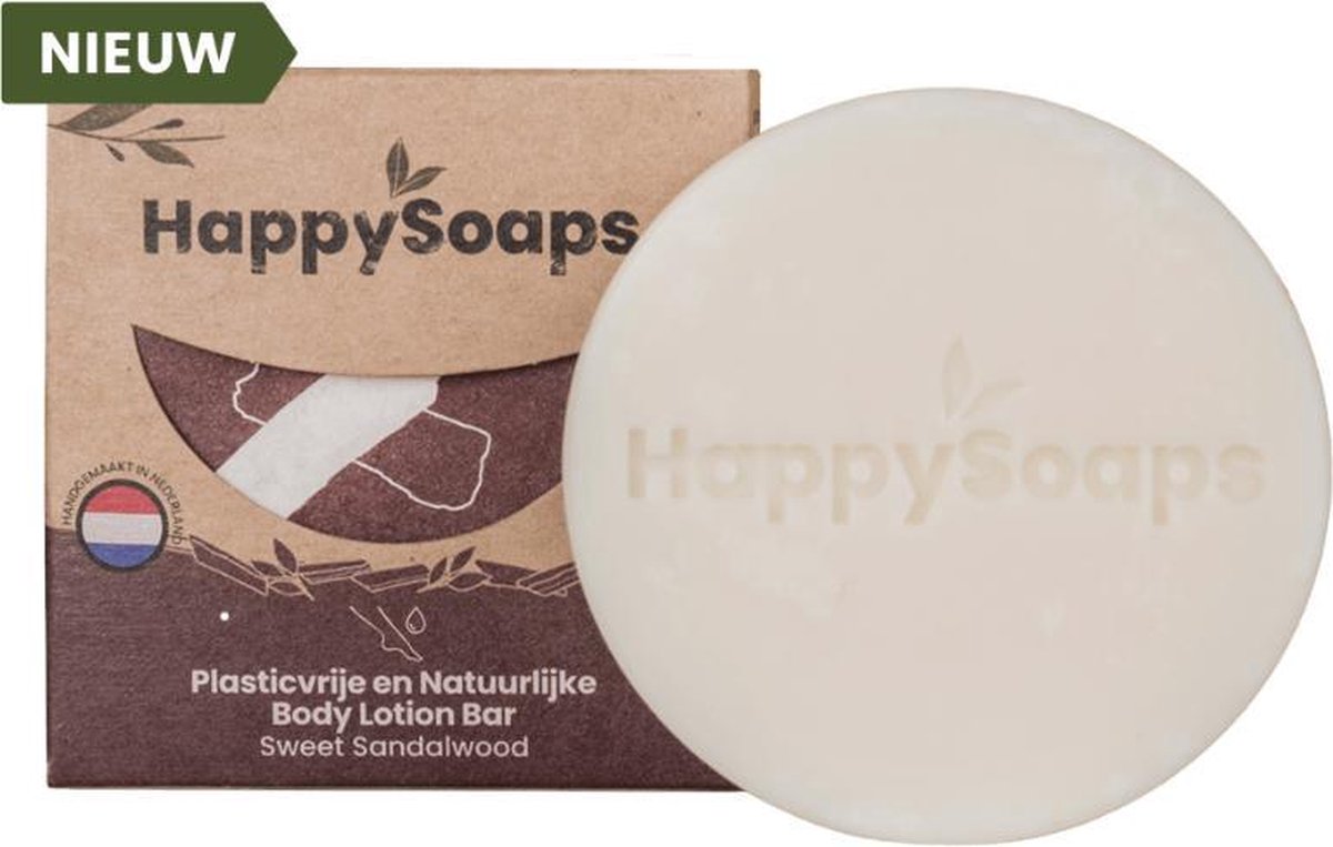 HappySoaps Body Lotion Bar Sweet Sandalwood