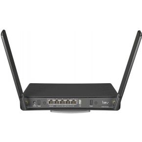 MikroTik hAP ac³ draadloze router Dual-band (2.4 GHz / 5 GHz) Gigabit Ethernet - Zwart