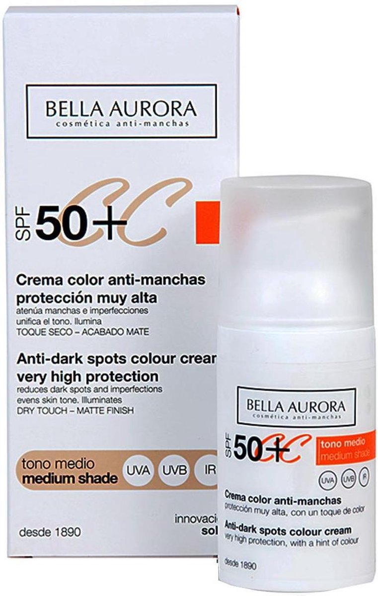 Bella Aurora Midden Gezichtscrème CC Cream 30ml