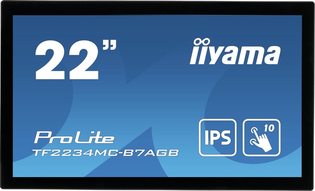 iiyama ProLite TF2234MC-B7AGB touch screen-monitor 54,6 cm (21.5 ) 1920 x 1080 Pixels Multi-touch Mu