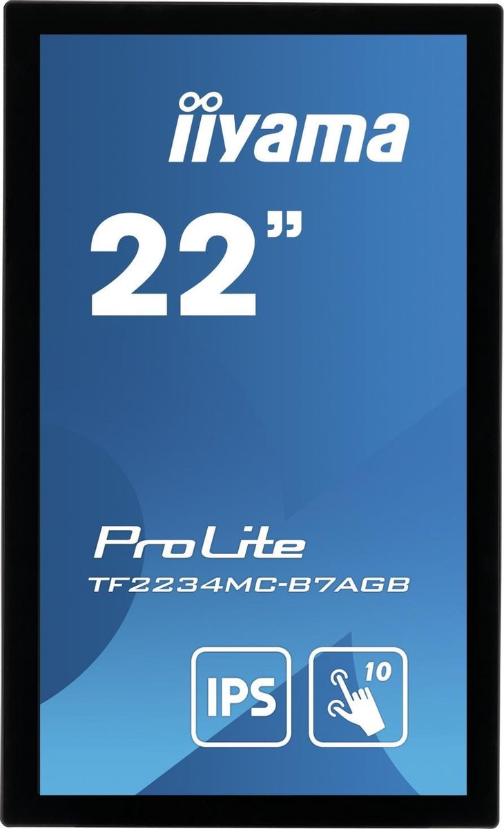 iiyama ProLite TF2234MC-B7AGB touch screen-monitor 54,6 cm (21.5 ) 1920 x 1080 Pixels Multi-touch Mu