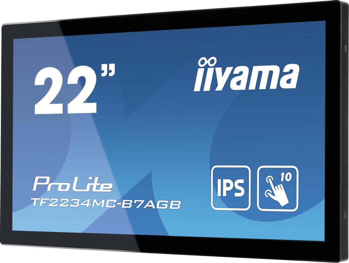 iiyama ProLite TF2234MC-B7AGB touch screen-monitor 54,6 cm (21.5 ) 1920 x 1080 Pixels Multi-touch Mu