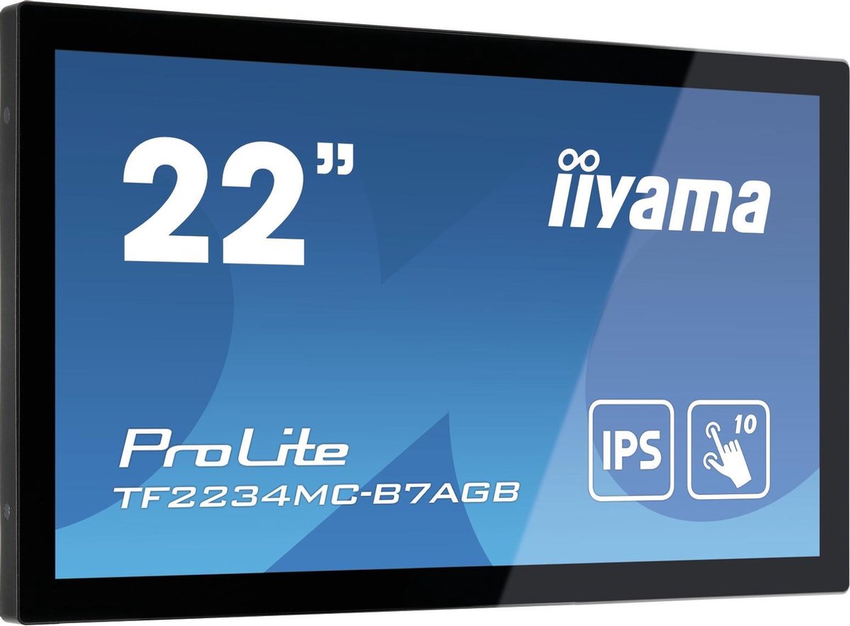 iiyama ProLite TF2234MC-B7AGB touch screen-monitor 54,6 cm (21.5 ) 1920 x 1080 Pixels Multi-touch Mu