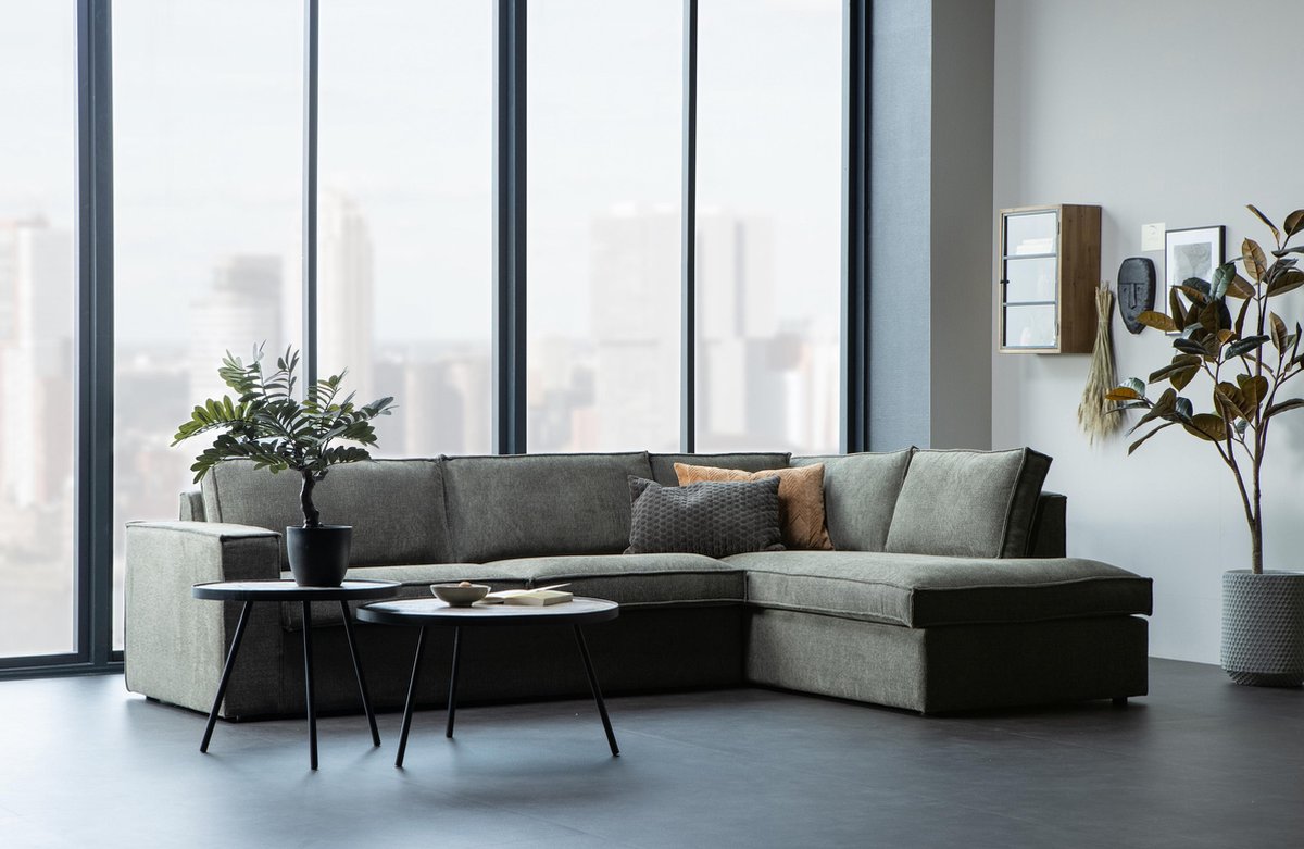 Woood Freddie Hoekbank - Warm - Groen