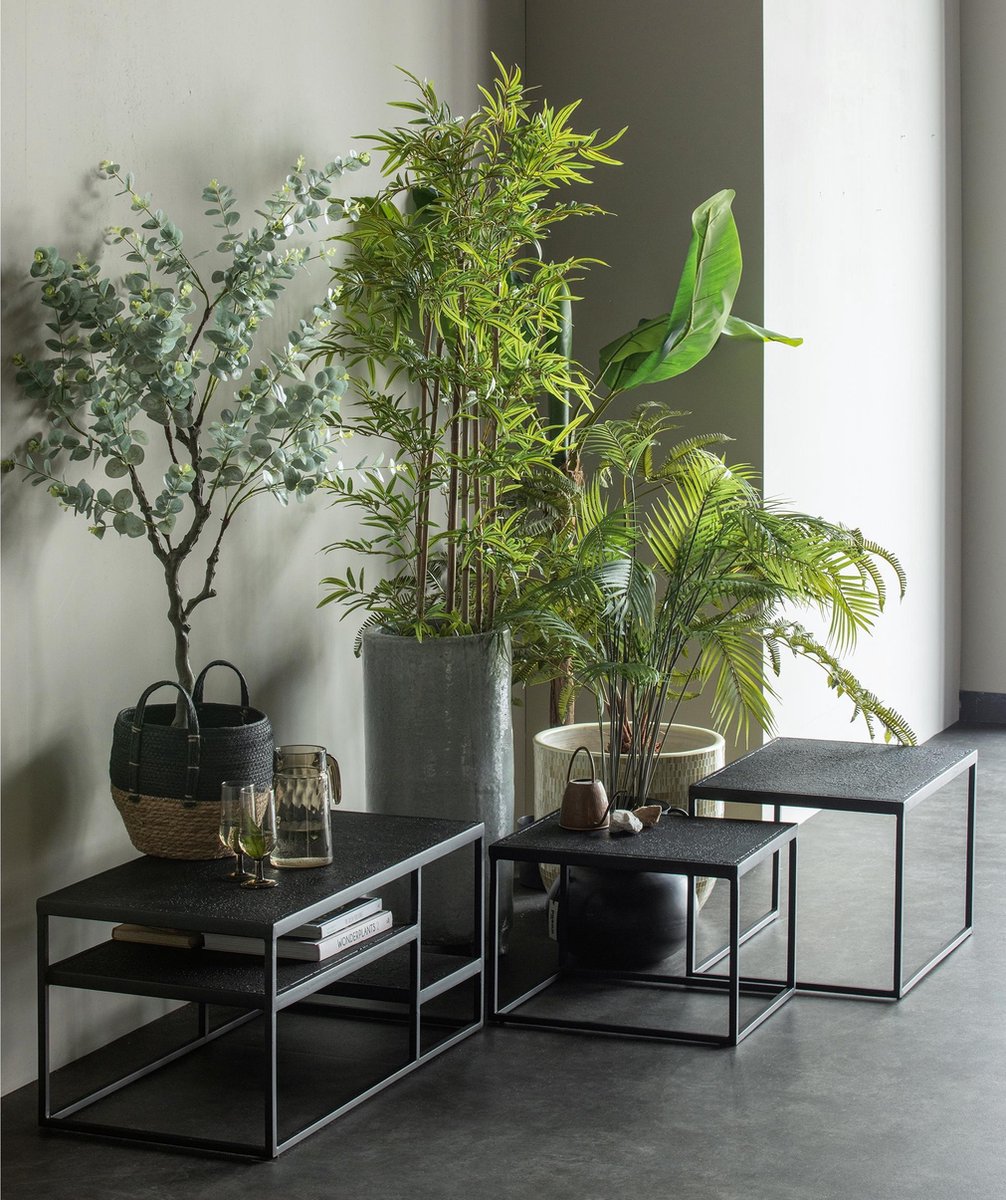 Trendhopper Woood Febe Salontafel - - Zwart