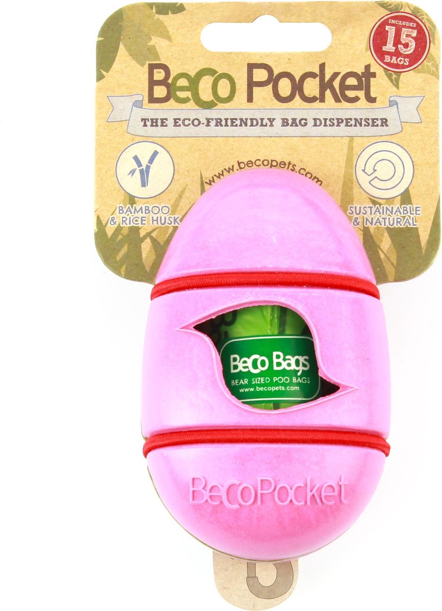 Beco Pets Poepzakhouder Beco Pocket - Roze
