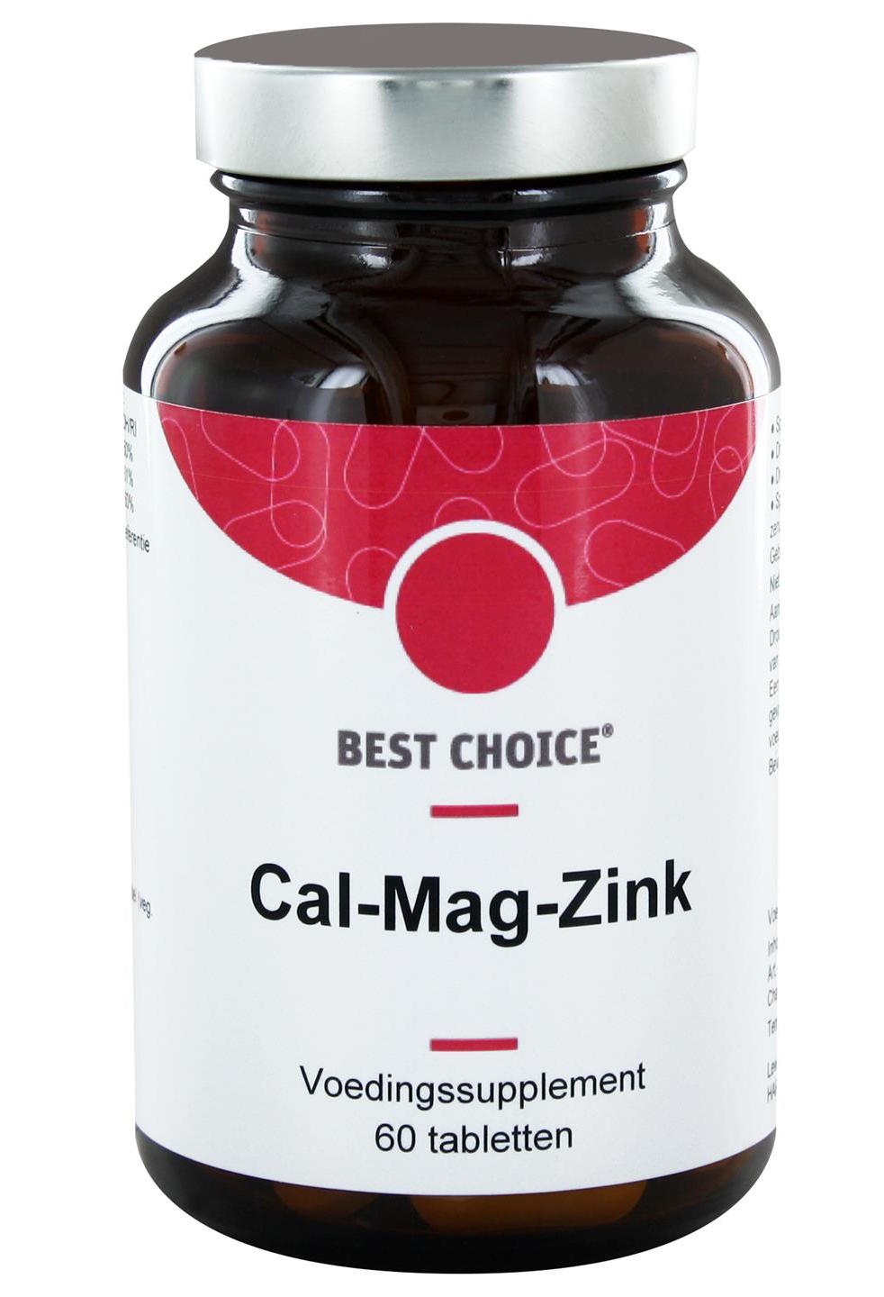 Best Choice Calcium Magnesium Zink Tabletten 60st