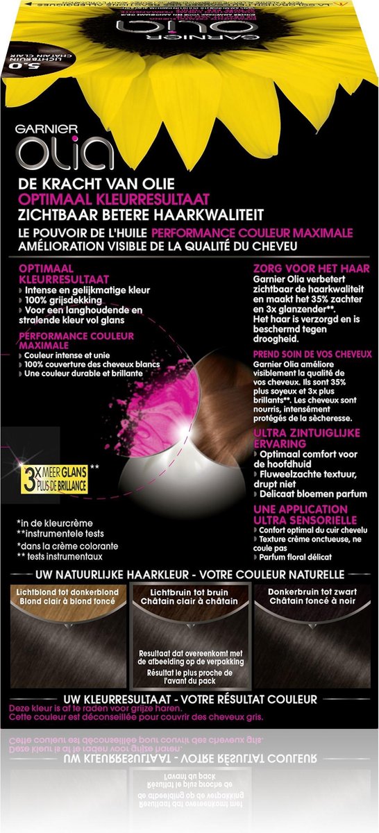 Garnier Olia 5.0 Lichtbruin