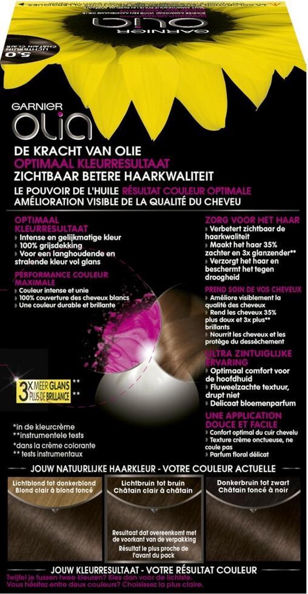 Garnier Olia 5.0 Lichtbruin