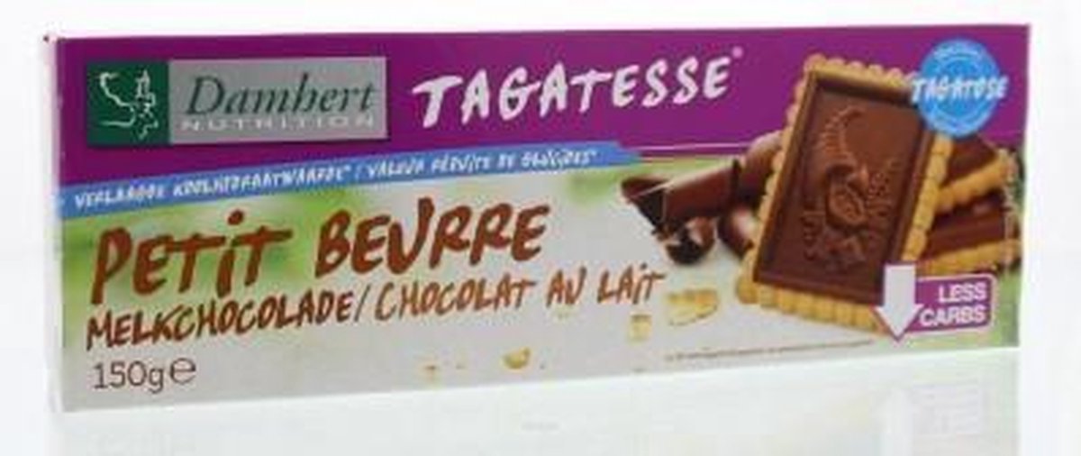 Damhert Tagatesse Petit Beurre Koekjes Melkchocolade