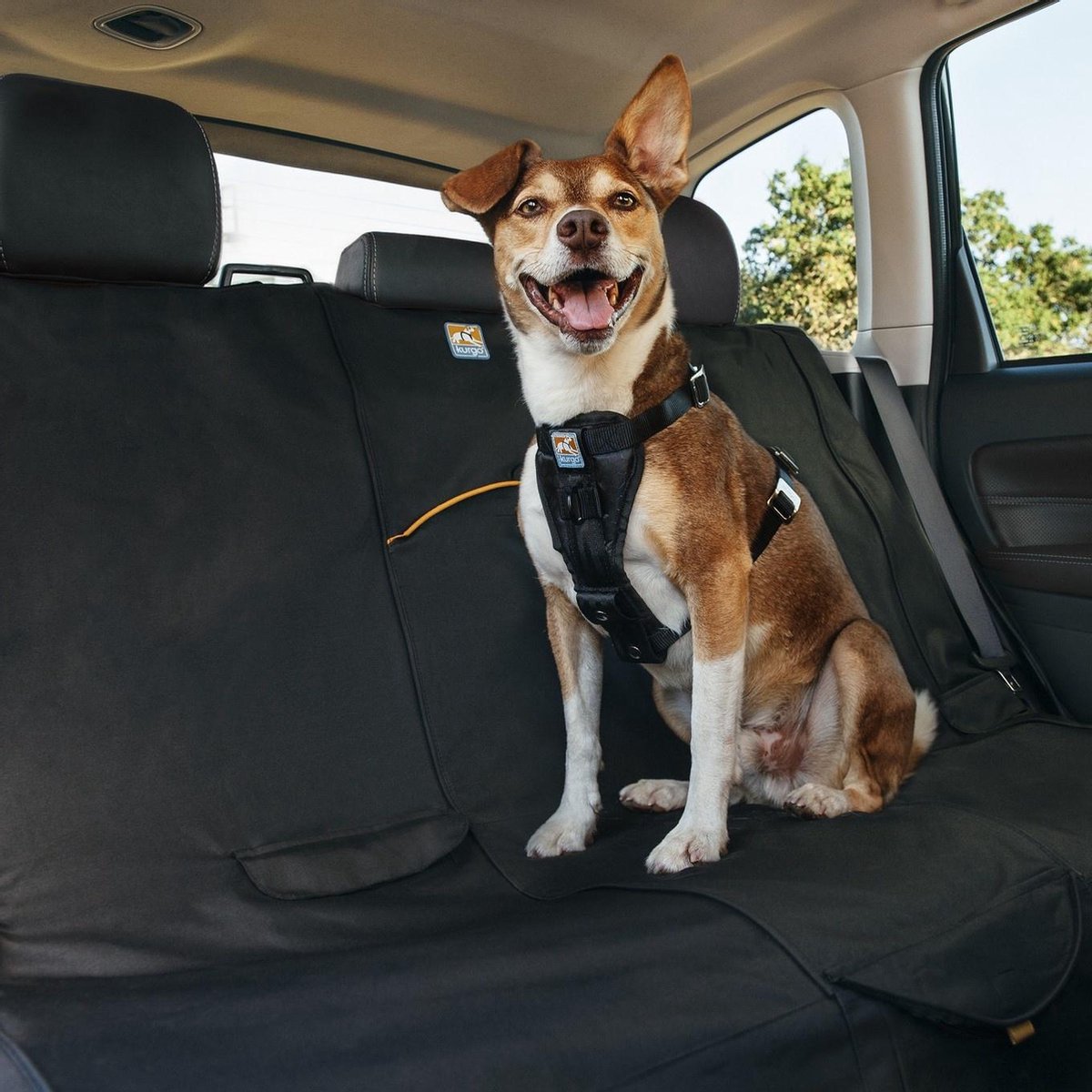 Kurgo Hondendeken voor de achterbank - Zwart
