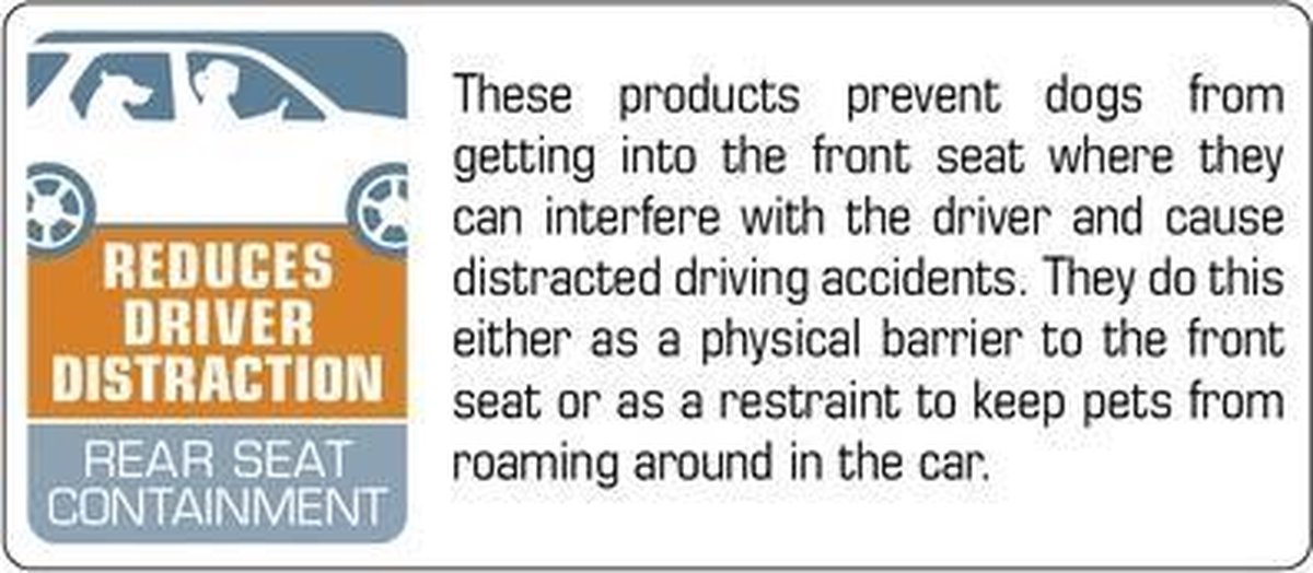 Kurgo Hondendeken voor de achterbank - Zwart