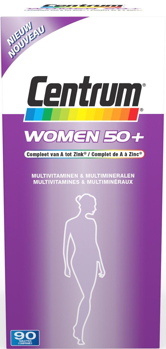 Centrum Women 50+ Multivitaminen Tabletten 90st