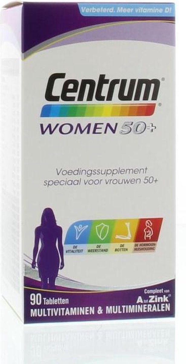 Centrum Women 50+ Multivitaminen Tabletten 90st