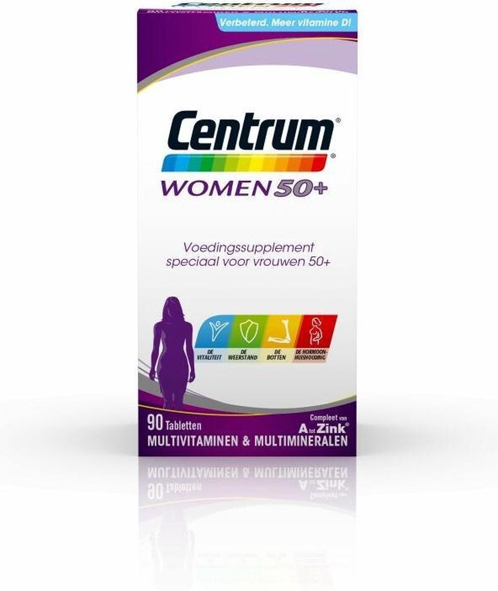 Centrum Women 50+ Multivitaminen Tabletten 90st