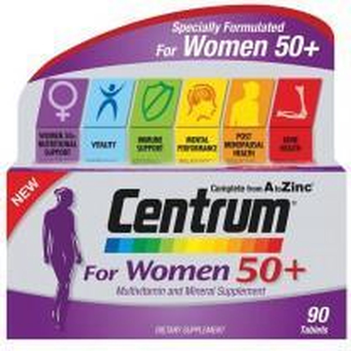 Centrum Women 50+ Multivitaminen Tabletten 90st
