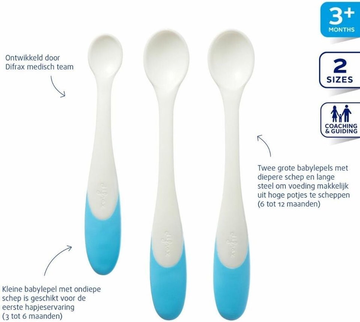 Difrax Lepels voor Babyvoeding