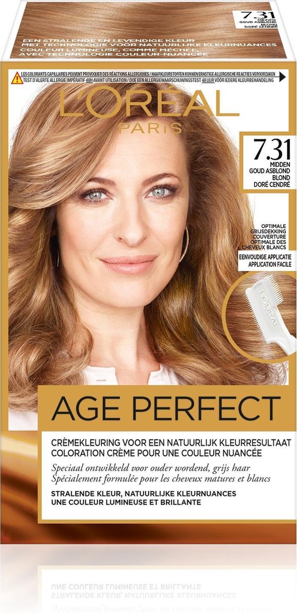 L'Oreal Paris L'Oréal Paris Excellence Age Perfect 7.31 Midden Asblond - Goud