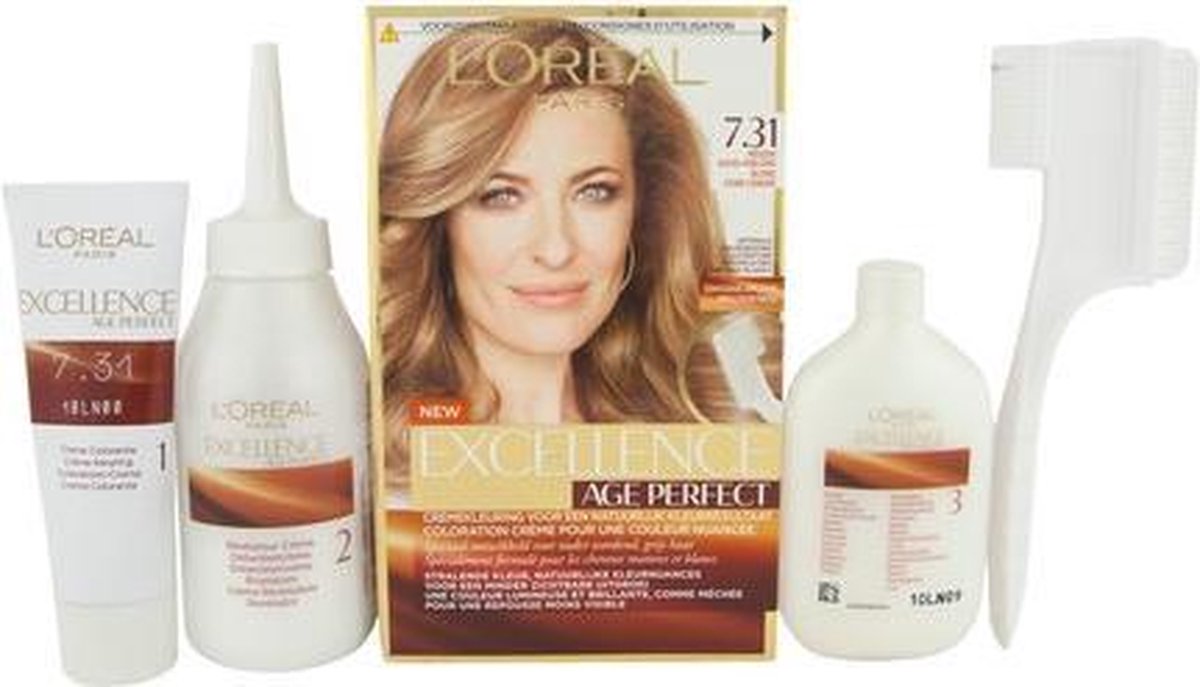 L'Oreal Paris L'Oréal Paris Excellence Age Perfect 7.31 Midden Asblond - Goud