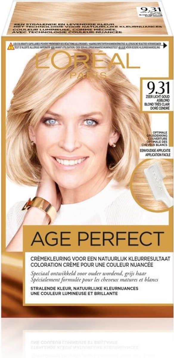 L'Oreal Paris L&apos;Oréal Paris Excellence Age Perfect 9.31 Zeer Licht Asblond - Goud