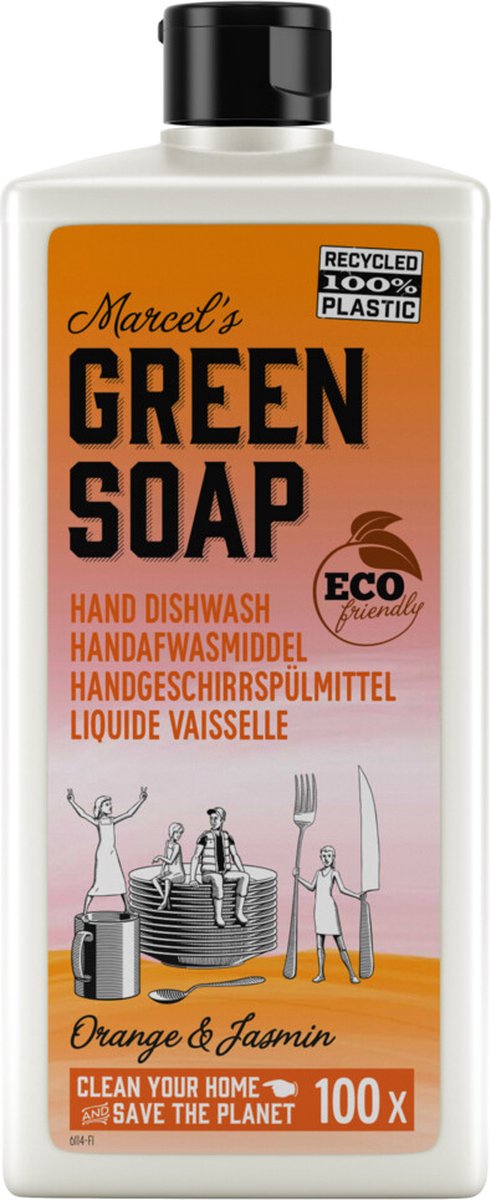 Marcels Green Soap Afwasmiddel Sinaasappel & Jasmijn