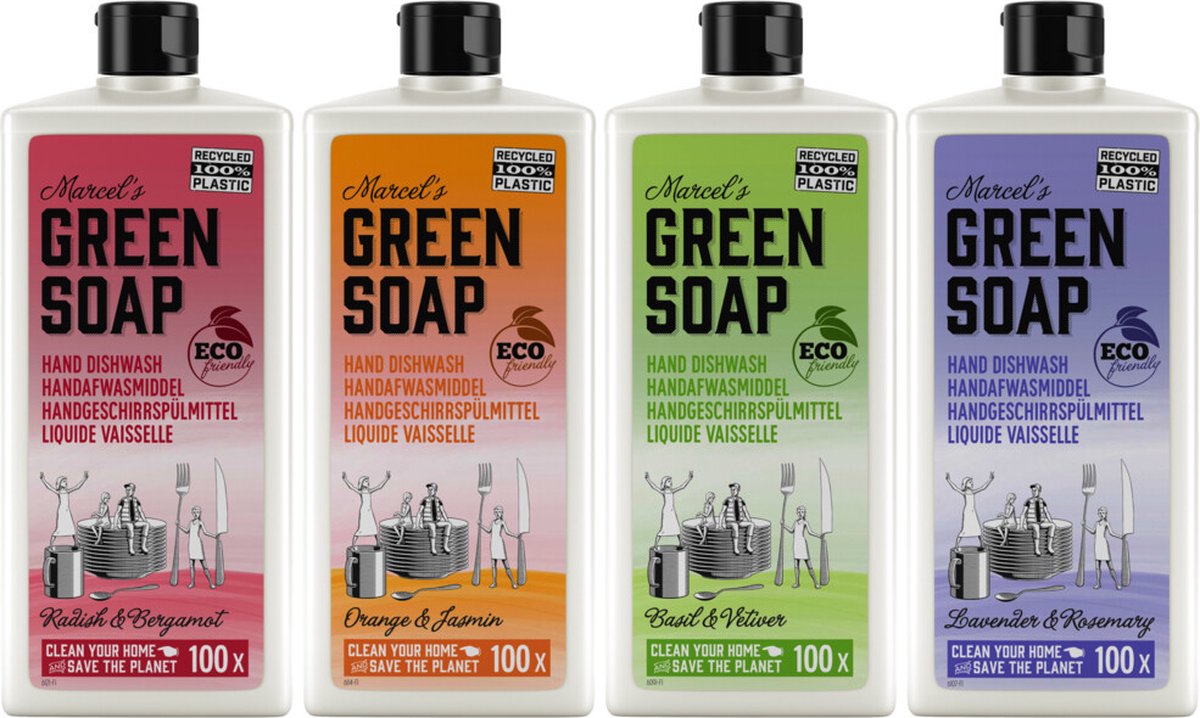 Marcels Green Soap Afwasmiddel Sinaasappel & Jasmijn