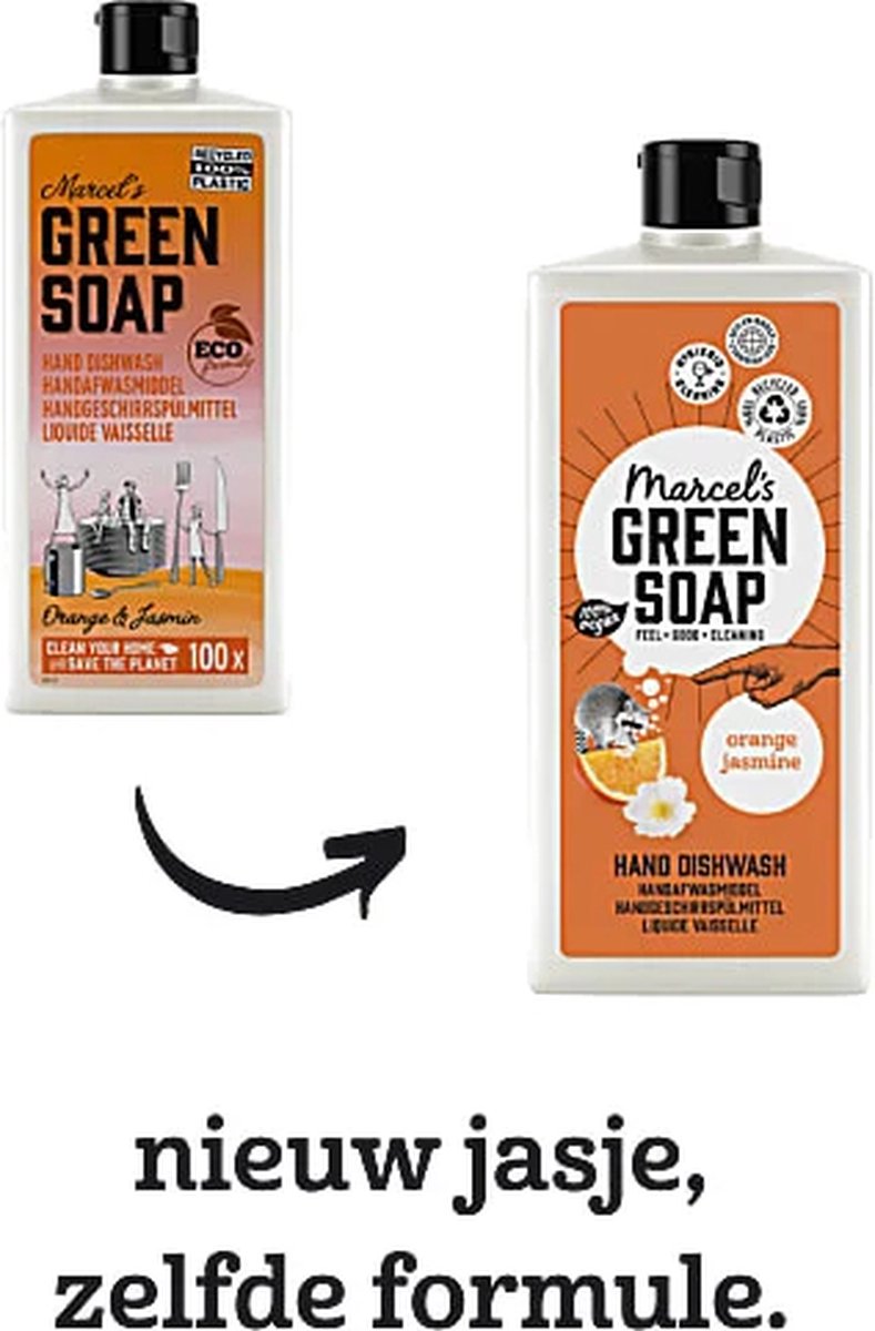 Marcels Green Soap Afwasmiddel Sinaasappel & Jasmijn