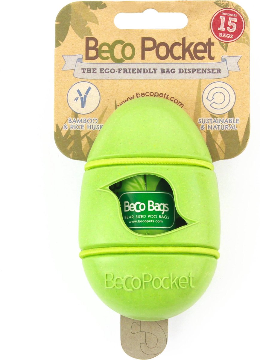 Beco Pets Poepzakhouder Beco Pocket - Groen