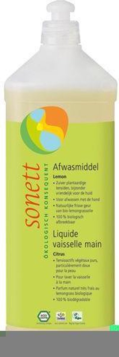 Sonett Afwasmiddel Lemon 1000ml