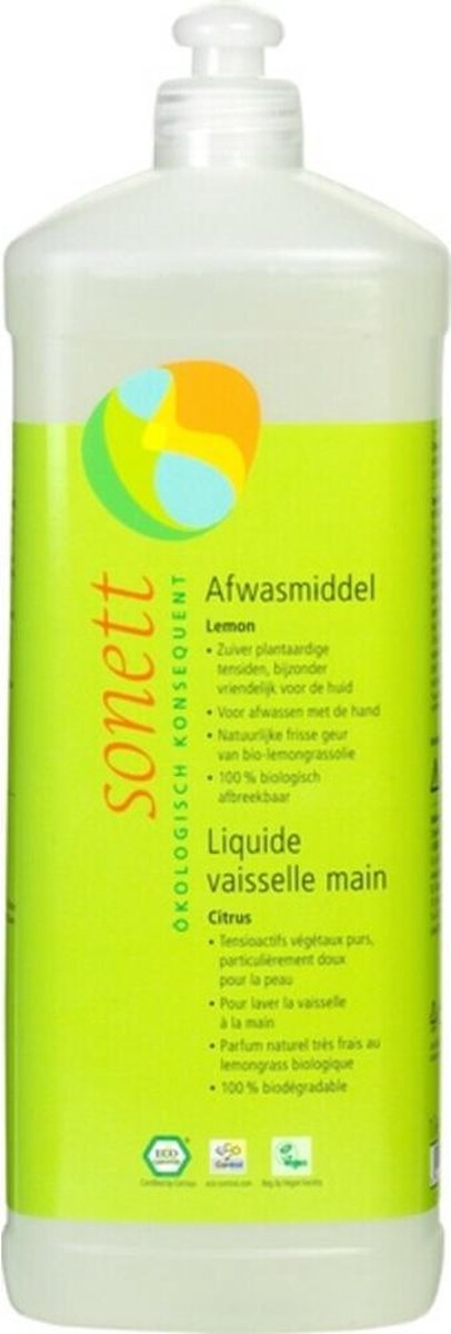 Sonett Afwasmiddel Lemon 1000ml