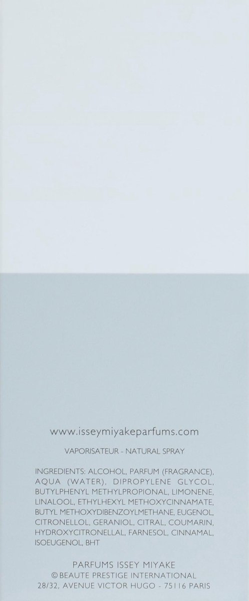 Issey Miyake L'Eau D'Issey Pour Homme Eau De Toilette 75ml