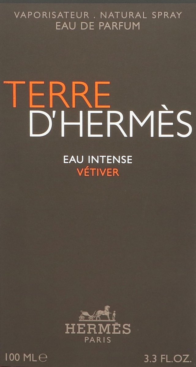 Hermes Terre D' Eau Intense Vetiver Eau de Toilette