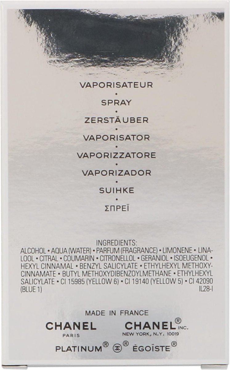 Chanel Platinum Egoiste Eau de Toilette