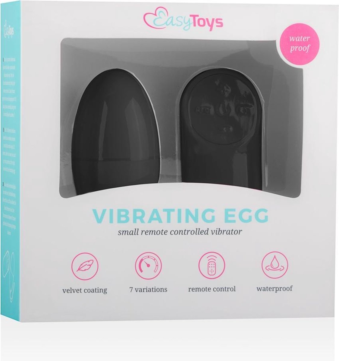 Eros Easytoys Vibrating Egg - Zwart