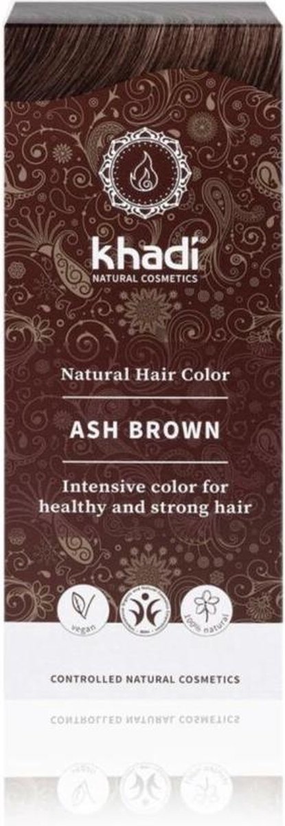 Khadi Haarverf Ash Brown