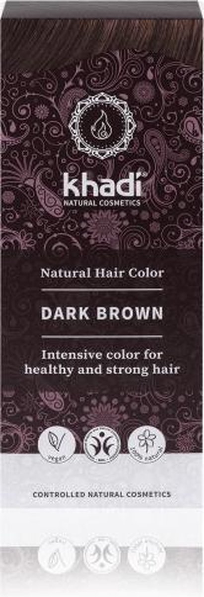 Khadi Haarverf Dark Brown