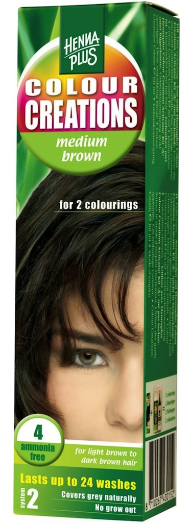 Hennaplus Colour Creations 4 Medium Brown 60ml