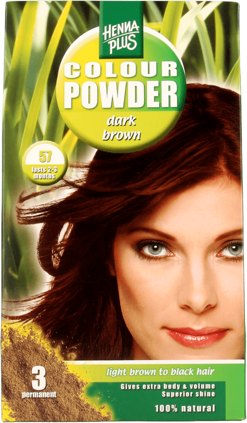 Hennaplus Colour Powder 57 Dark Brown