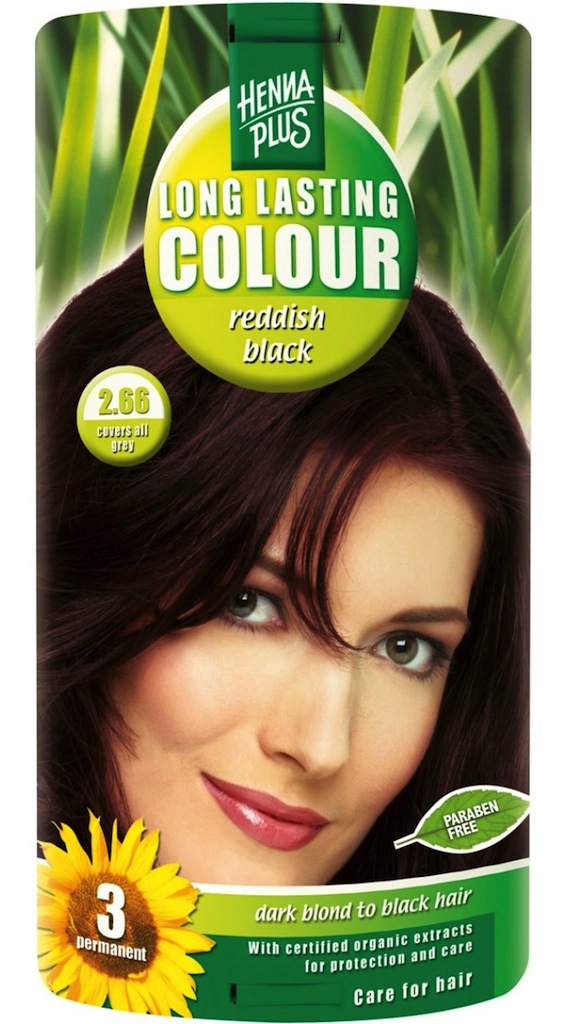 Hennaplus Long Lasting Colour 2.66 Reddish Black 100ml