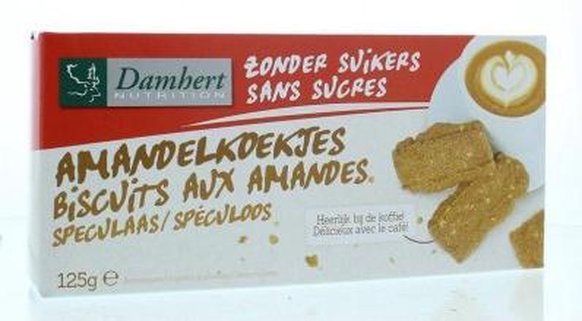 Damhert Amandelkoekjes Zonder Suiker