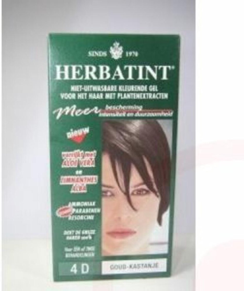 Herbatint Haarverf 4D Kastanje - Goud