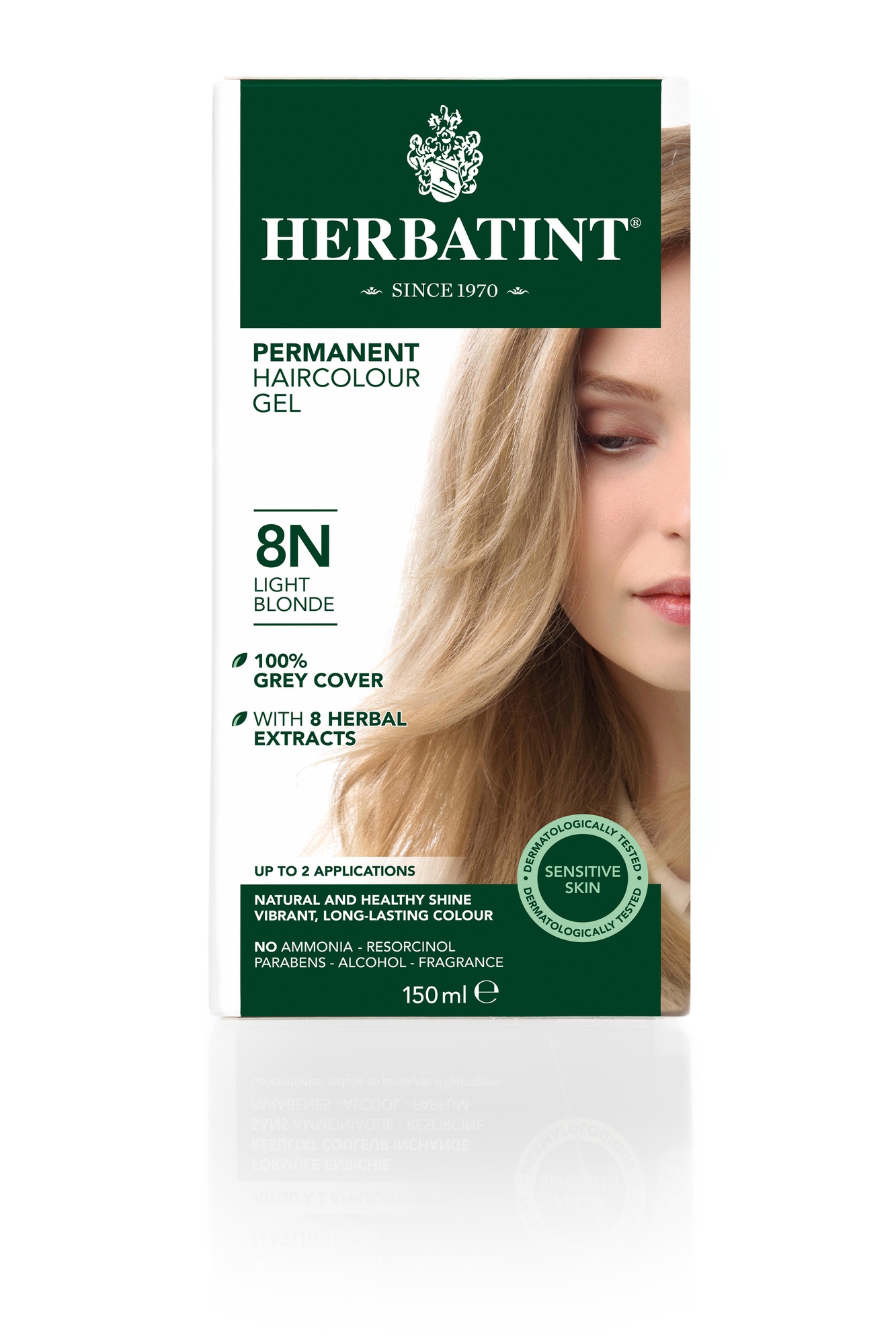 Herbatint Haarverf 8N Lichtblond