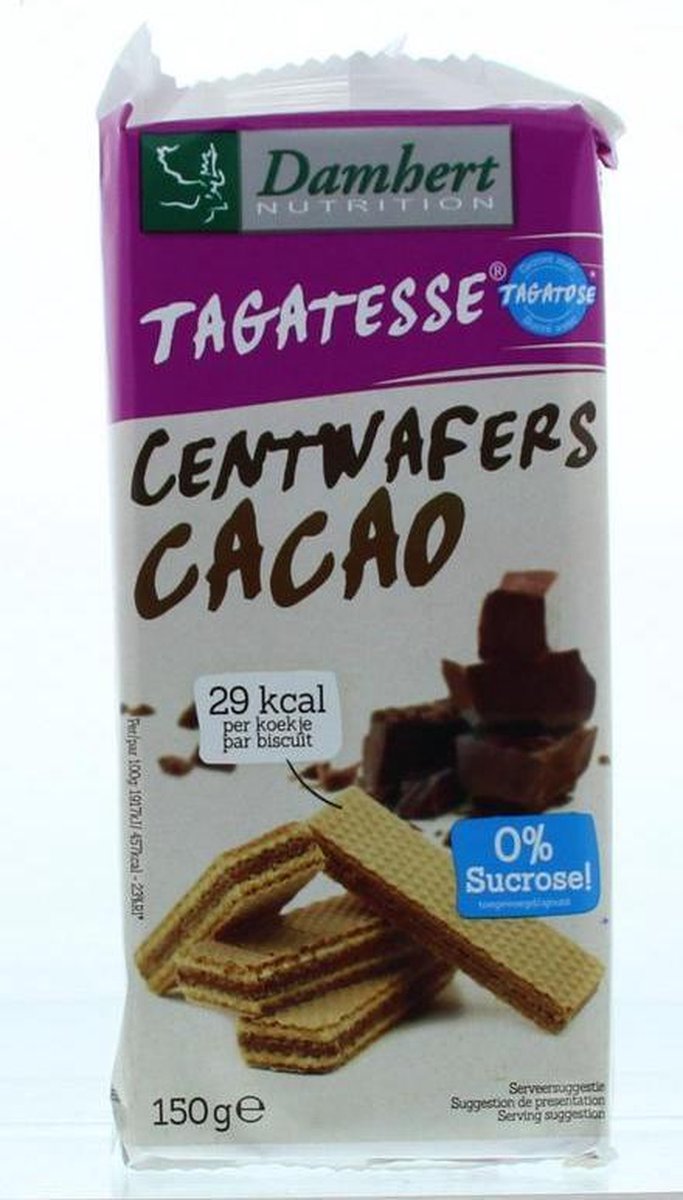 Damhert Low Carb Centwafers Cacao