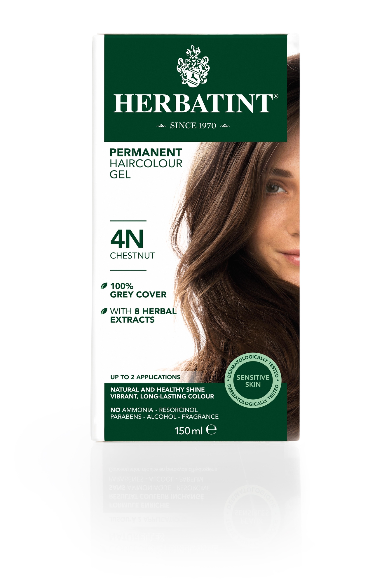 Herbatint Haarverf 4N Kastanje