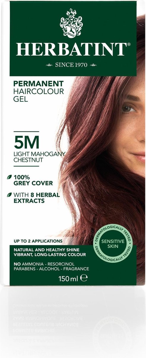 Herbatint Haarverf 5M Lichtmahony Kastanje
